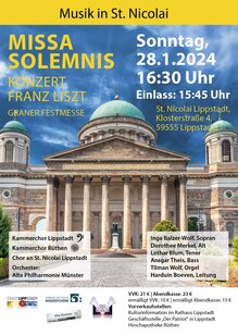 Plakat Liszt-Messe